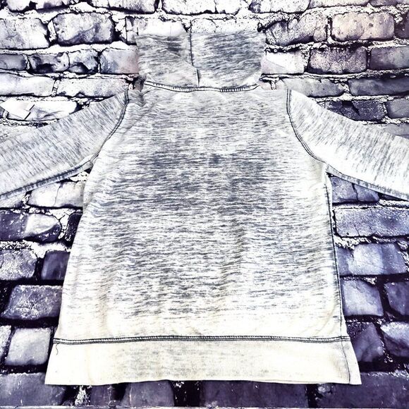 Star Wars womens gray prism multi-color logo hoodie top - Picture 4 of 4